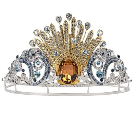 versace entwirft tiara|Donatella Versace creates Swarovski tiara for Vienna Opera Ball.